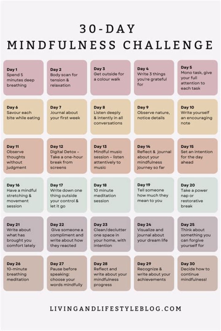 Add these 30-day mindfulness challenges to your morning routine