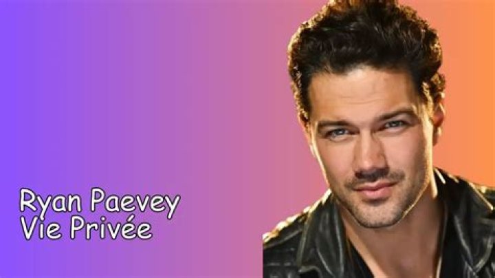 Ryan Paevey Vie Privée